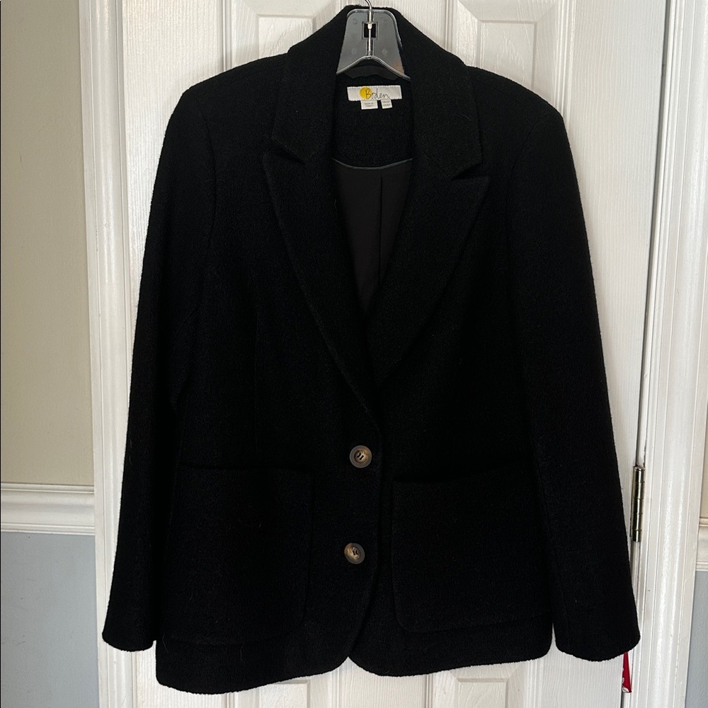 Boden Bella Textured Wool Blazer